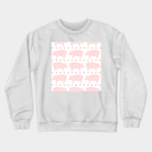 Pink Pig Parade Crewneck Sweatshirt